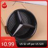 2025 Hot Car Sticker Black Border and Silver Border Decoration Car Front Grilled Star Emblem for Mercedes Benz W213 E-Class 2016