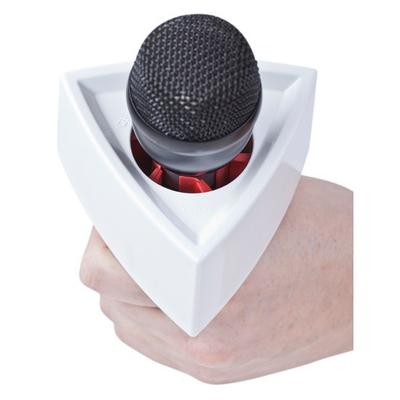 Rycote Single Triangular White Reporter Microphone Flag