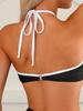 2026 Cross-border European & American Sexy Hollow Out Backless Bikini for Women