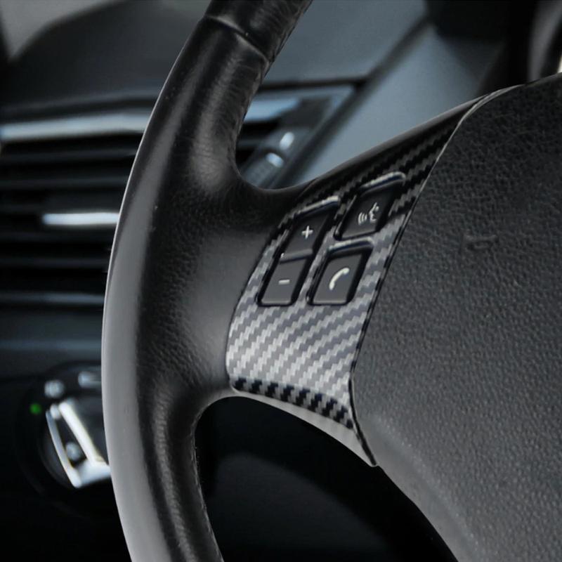For BMW 3 Series E90 E92 E93 2005-2012 X1 E84 2010-2015 Steering Wheel Button Frame Cover Car Interior Accessories