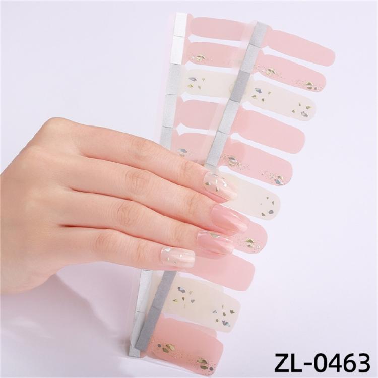 Gradient Nail Art Stickers Full Wrap Nail Stickers Self-Adhesive Nail Art Decals