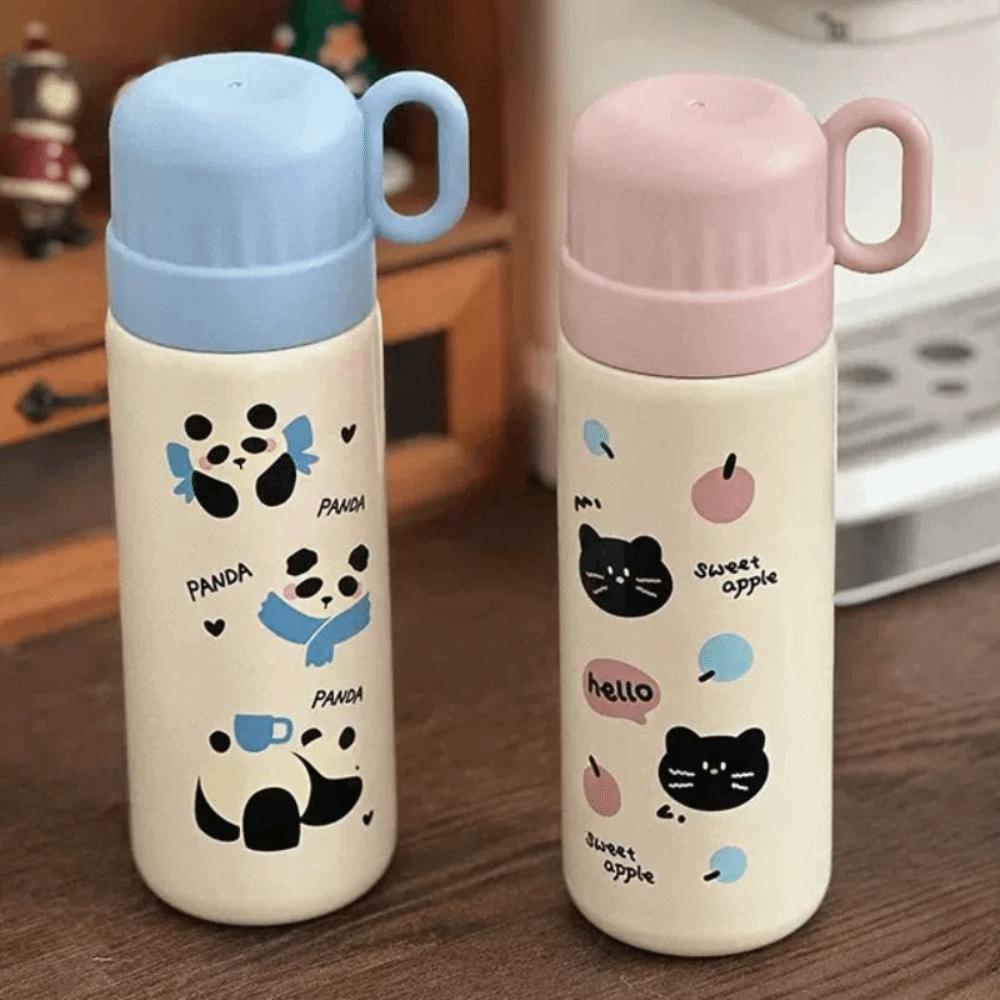 Large Capacity Insulated Water Bottle Heat-Resistant Office Coffee Cup  Travel Tumbler