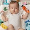 Baby Comfort Cartoon Rattle Toy For Startle Reflexing Mitigation Easy Hand Grip Soothing Teether Rattle for Newborns