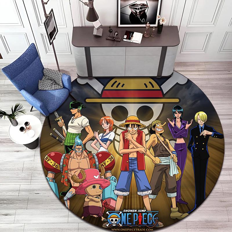 Cute Monkey D. Luffy from the Japanese manga ONE PIECE carpet is soft, home, bedroom, door mat decoration, and non slip carpet E5