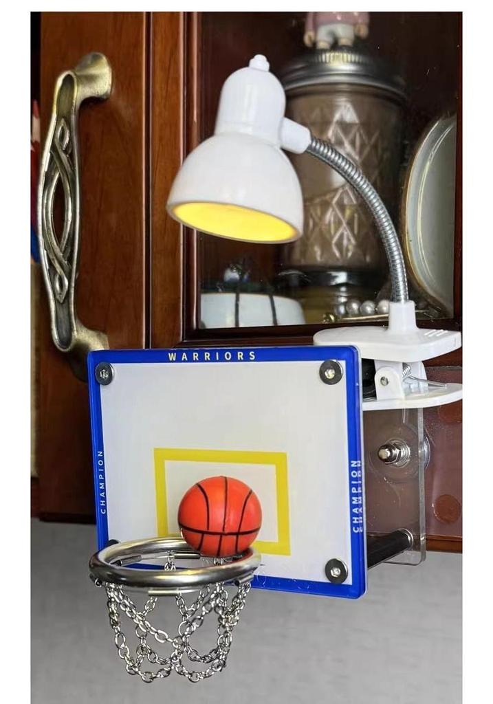 Mini Basketball Hoop Night Light Ornament - Perfect Stress Relief Gift for Boys, Kids & Boyfriend's Birthday or Graduation
