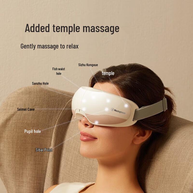 Westinghouse Foldable Smart Eye Massager with Heat and Air Compression