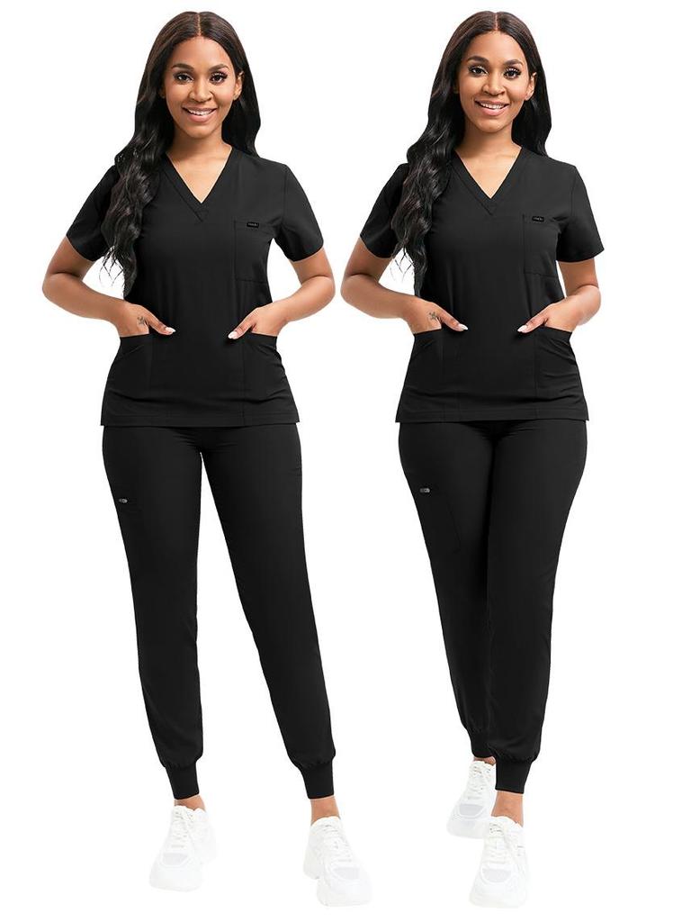 Unisex Multicolored Scrub Set for Nurses - Women's and Men's Medical Workwear