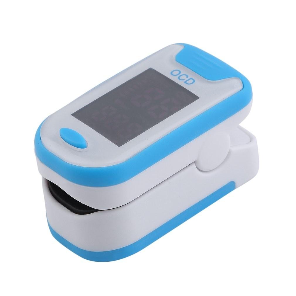 

Светодиодный дисплей Профессиональный напалечный пульсоксиметр для мониторинга Ocd Инструмент для здравоохранения синий