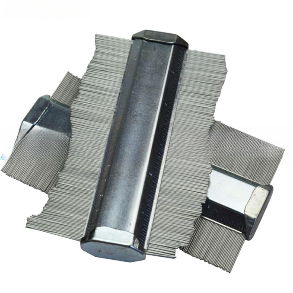 Metal Contour Gauge 5/6in Shape Duplicator Tool for Woodworking Auto Body and Metal Sheet Measuring Accurate Profile Copying