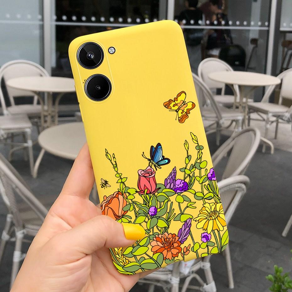 For Realme 10 2022 Lovely Printing Jelly Silicone Case For Realme10 RMX3630 Funda Realme 10 4G Soft TPU Phone Cases