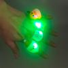 Colorful Glow In The Dark Christmas Cartoon Soft Rubber Rings For Kids Parties
