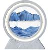 Sandscape Moving Sand Art Picture Quicksand Table Lamp Liquid Hourglass Dynamic Flowing Sand Painting Night Light Home Decor