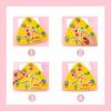 1Pc Triangular Wooden Track Pairing Toy Cartoon Slider Movable Color Shape Recognition Game Suitable For Children Ages 3+
