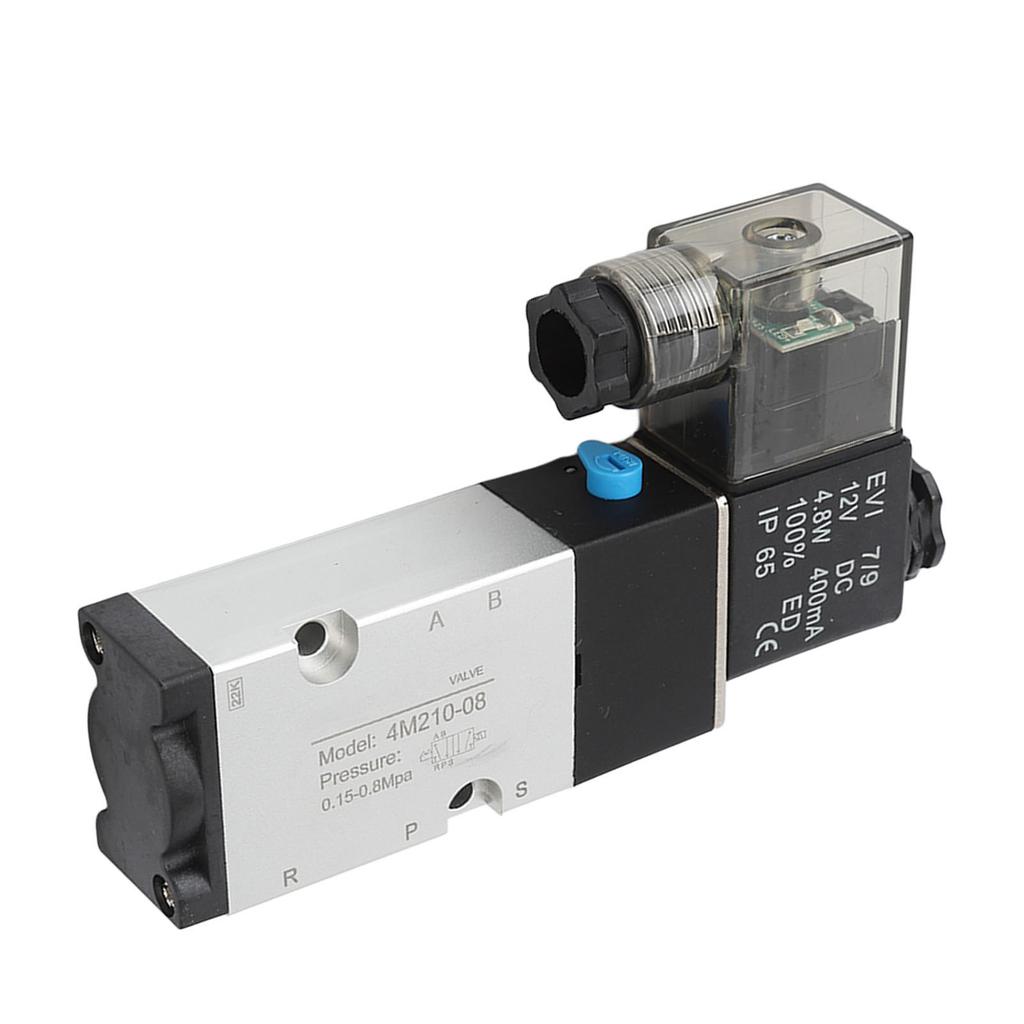 Πνευματική Ηλεκτροβαλβίδα 4M210 08 1/8 ίντσας Σπείρωμα NPT Πνευματική Ηλεκτροβαλβίδα Ελέγχου Αέρα DC12V