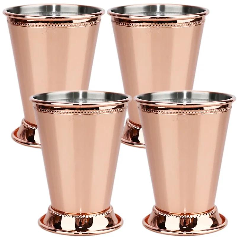 380ml Hrnček Mint Julep Nerezový Hrnček na Koktejly Hrnček na Mixované Nápoje Martini Mojito Nápoj Bar Párty Pivní Hrnčeky Julep Bar Sklenice na Víno pro každodenní použití