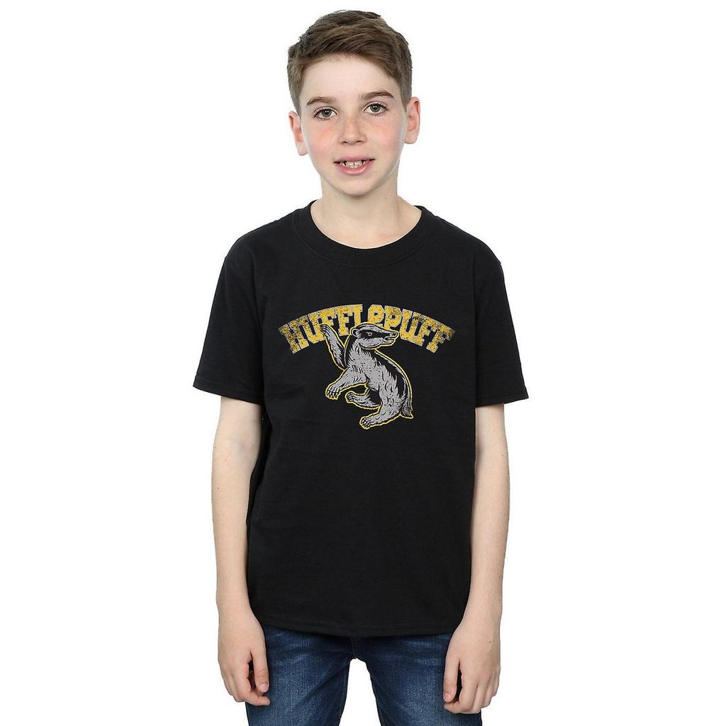 HARRY POTTER Boys Hufflepuff Cotton T-Shirt