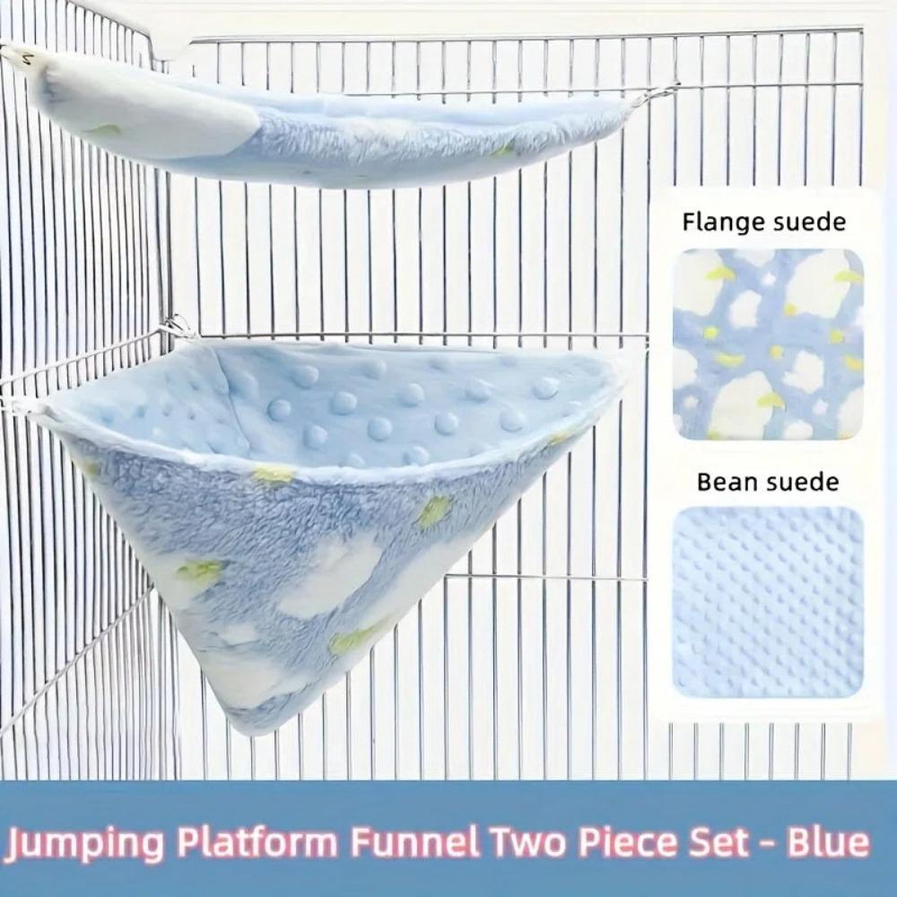 New Hanging Small Pet Cage Breathable Flannel Velvet Pet Hammock Warm Hamster Cage for Sugar Glider Parrot Hamster
