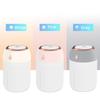 330mL Colorful Mist Humidifier Diffuser Portable 7-color Night Light Quiet USB Humidifier with 2