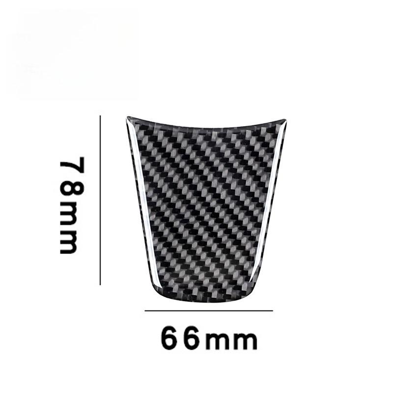 Real Carbon Fiber For Tesla Model 3 Model Y 2017-2022 Car Steering Wheel Under Part Panel Trim Sticker Car Interior Accessories