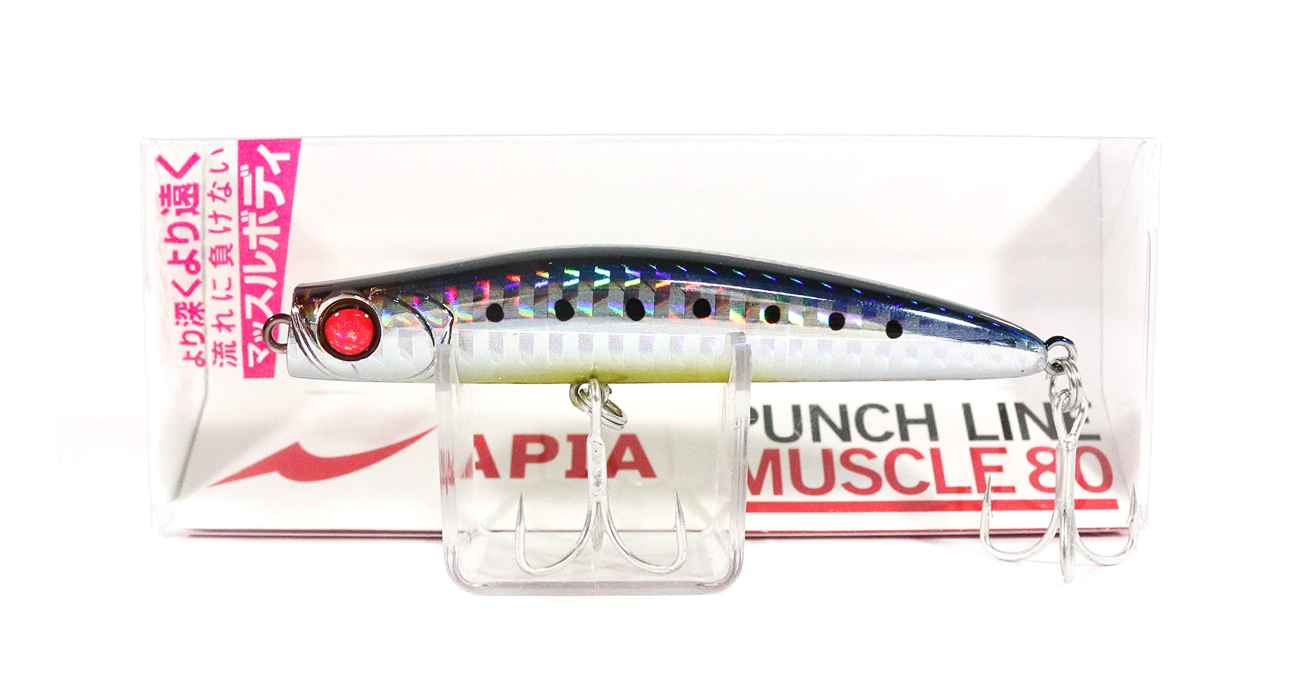 Apia Minnow Punch Line Muscle 80 16г #04 Воблер Сардина 80mm