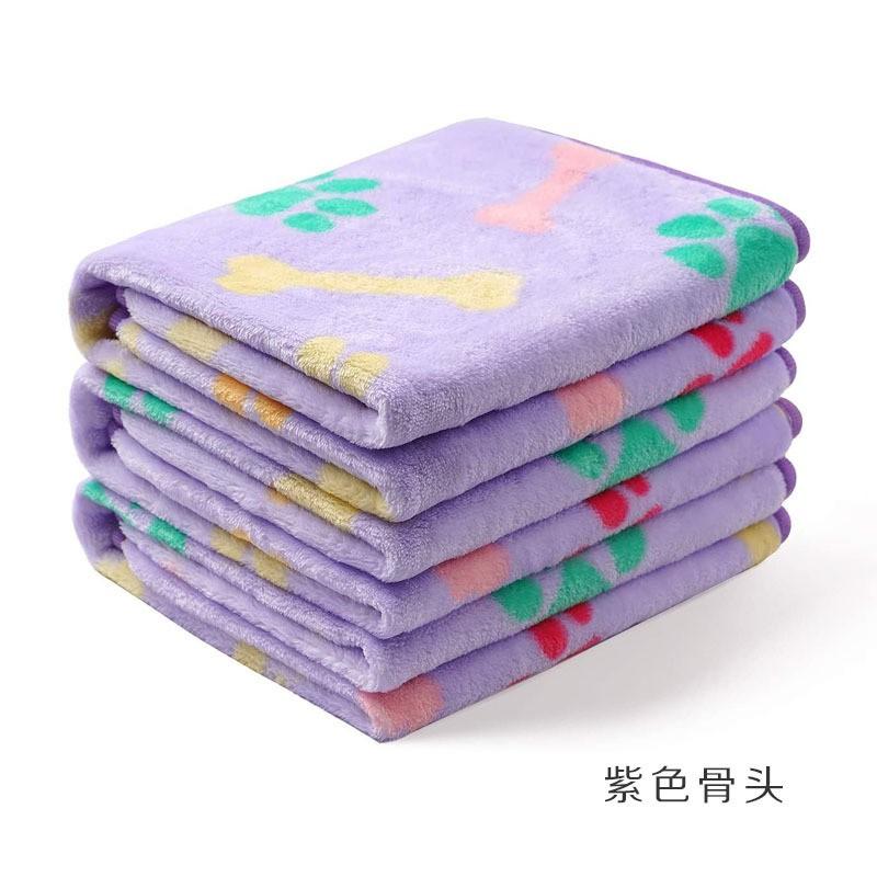 Pet Blanket Soft Coral Fleece Dog Bed Mat Warm Cozy Small Medium Large Dogs Cats Indoor Use