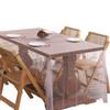 Elegant Pearls Decorated Tablecloth In Various Sizes Breathable Organza Materials For Banquets Event And Home Setting