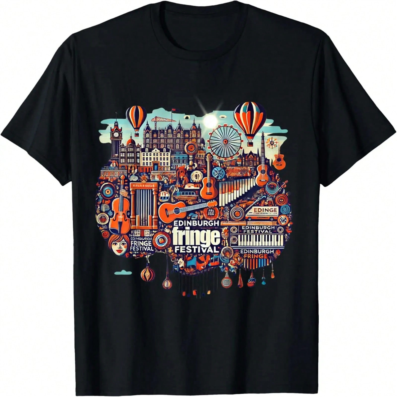 Funny Rhythm Of Celebration _ Edinburgh Fringe Festival T-Shirt S