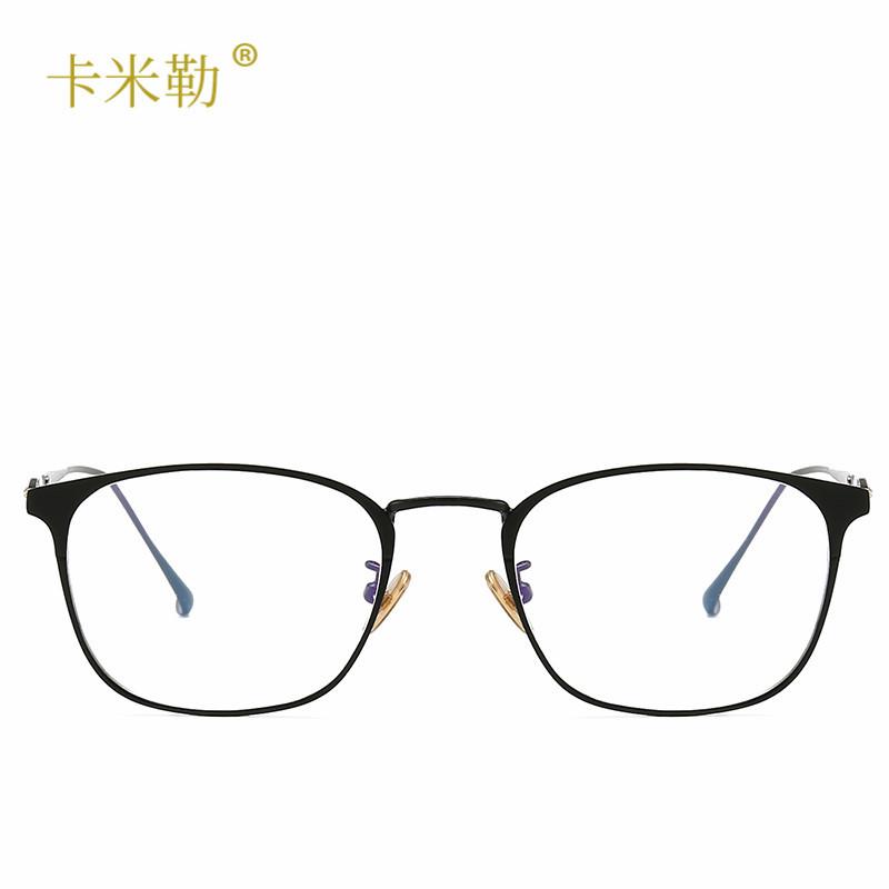 Classic square flat glasses fashionable retro glasses frame can be matched with myopia frame glasses frame trendy glasses