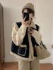 Maillard Women's Korean Style Lambswool Vest: Autumn/Winter Sleeveless Leather & Fur Outerwear - Petite to Plus Sizes