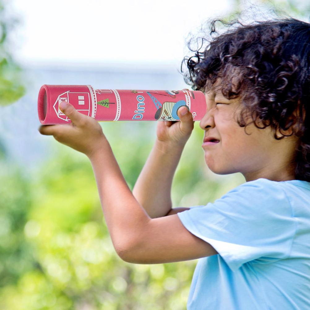 10 Pcs Kaleidoscope Portable Paper Kaleidoscopes Decorative Toys Kids Learning Children Explore The Gift Observe for Funny