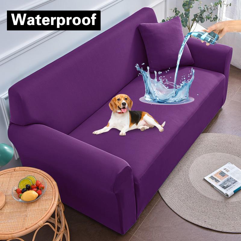 Water-Resistant Sofa Protector Elastic Sofa Cover Adjustable Armchair Couch Cover Corner Sofa Slipcover Furniture Protector 1Pc