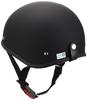 Bike Parts Center Half Ducktail Matte XL 711805 Helmet, Black, (Head Circumference 61cm-62cm)