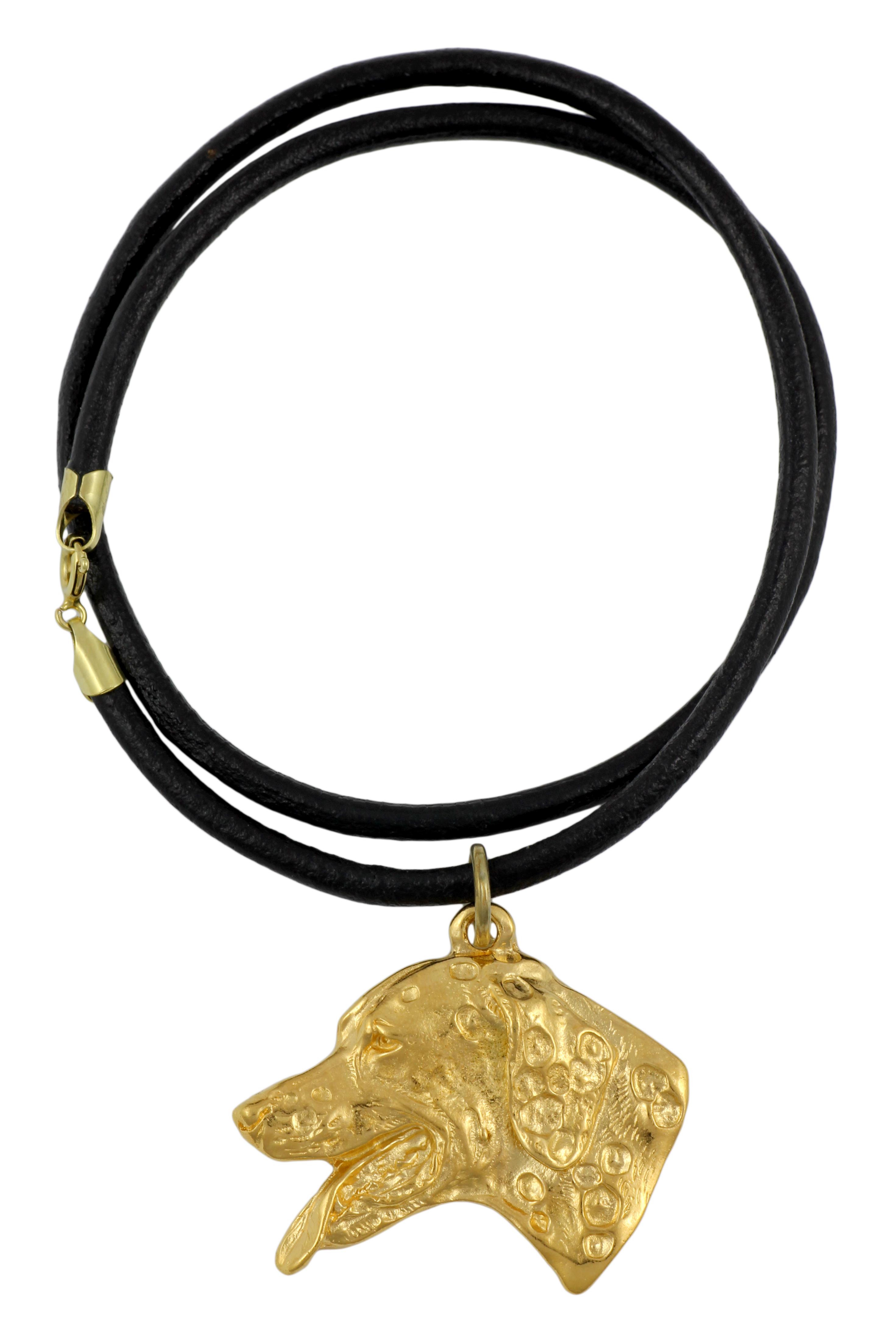 

Dalmatian, Carriage Dog, Spotted Coach Dog - necklace with a dog in a gift box, gold-plated pendant for a dog lover, striking jewelry by Art-Dog