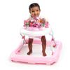 BRIGHT STARTS Trotteur pour bébé fille évolutif et pliable 2-en-1 - Jardin Rose - cadeau bébé, Musique, Hauteur Réglable