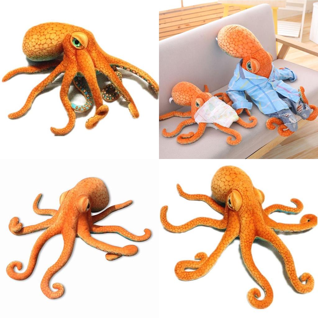 Extra Large Simulation Octopus Stuffed Animal Toy Plush Doll Perfect For Home And Car Decor