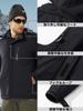 Cold Weather Mountain Fleece Water Outdoor Windproof Soft Shell Snowboarding Work For Black JP XL [KEFITEVD] Men's Clothing, Parka, Lining, Military,