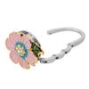 Flower Portable Handbag Bag Hanger Hook Fashion Purse Holder Unique Bag Parts Accessories Instant Bag Hanger for Table Desk