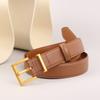 Classic First-Layer Cowhide Women'S Belt, Premium Leather Belt Decoration With Jeans