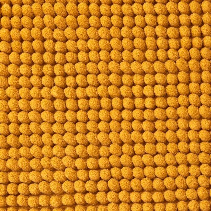 Tapis de bain 50 x 80 cm Colorama moutarde