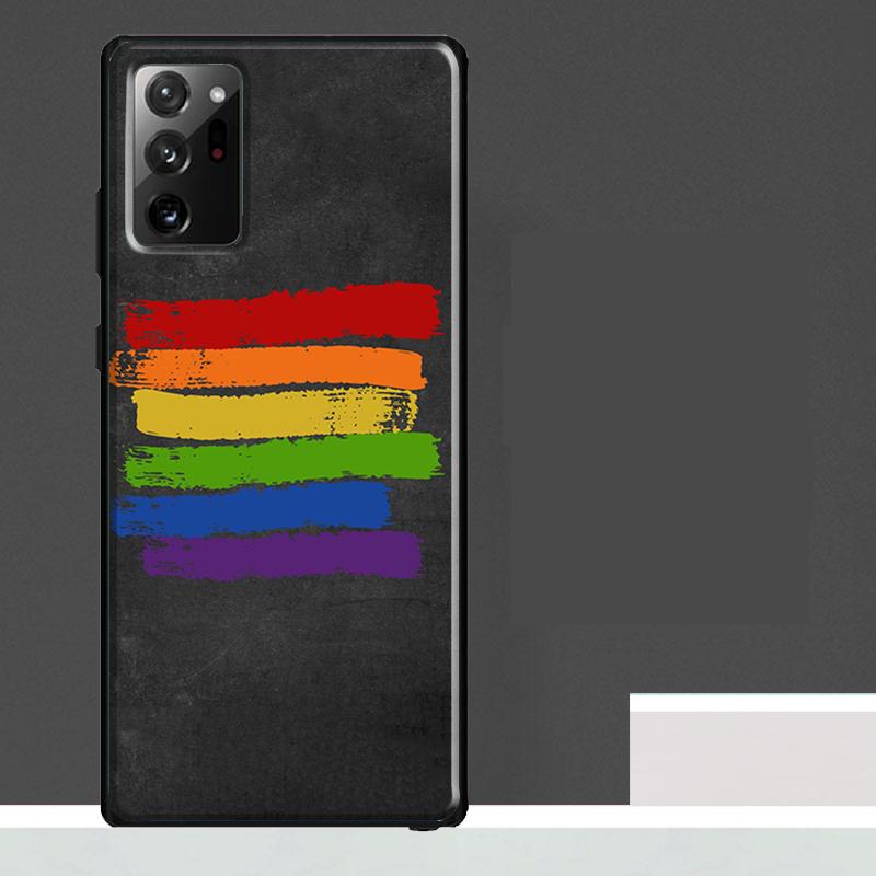 Gay Pride Flag LGBT Case For Samsung Galaxy S25 Ultra S23 S22 S21 S24 Ultra S9 S10 S20 Plus S25 FE Phone Cover