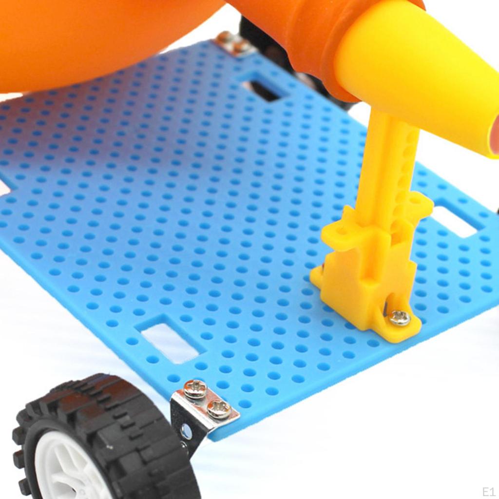 DIY Balloon Car Toy Powered Science Project Model Kits Handicrafts Early Educational