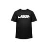 Dri-Fit T-Shirt Letter Logo Print Round Neck Short Sleeve Kids Tops Black FV5327-010