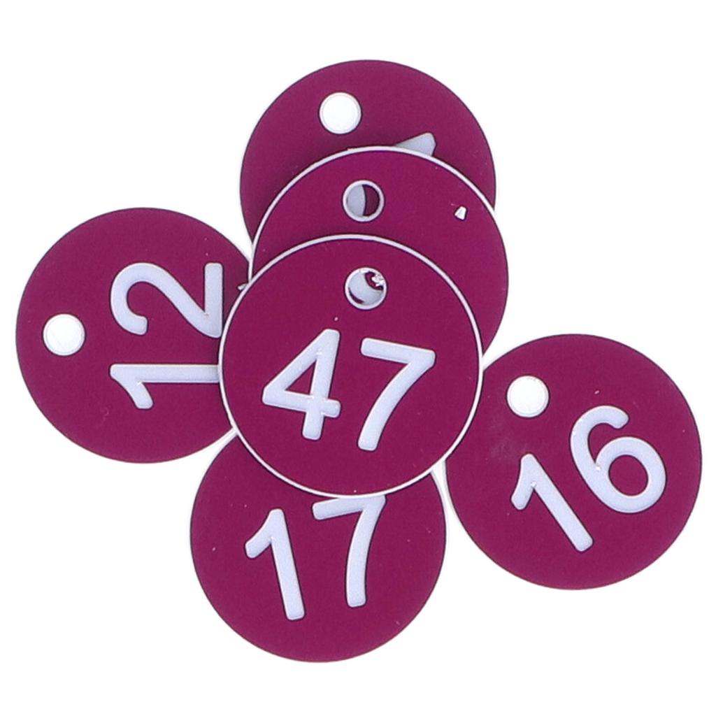 50Pcs Numbered Label Round Simple Beautiful Beehive Tag Breeding Supplies for Beekeeping Animal Husbandry