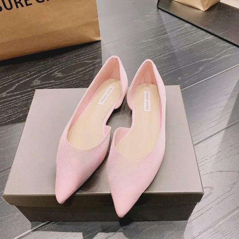 

Жіночі туфлі на плоскій підошві для жінок, чорні офісні високоякісні модні дешеві туфлі для ліквідації, популярні шикарні розпродажі 42