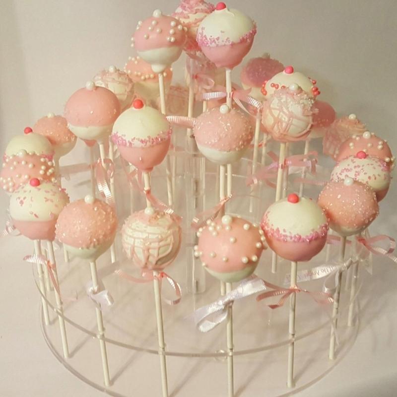 Clear Acrylic Lollipop Stand With 4 Tiered Design 31 Slots For Dessert Display At Event Celebration