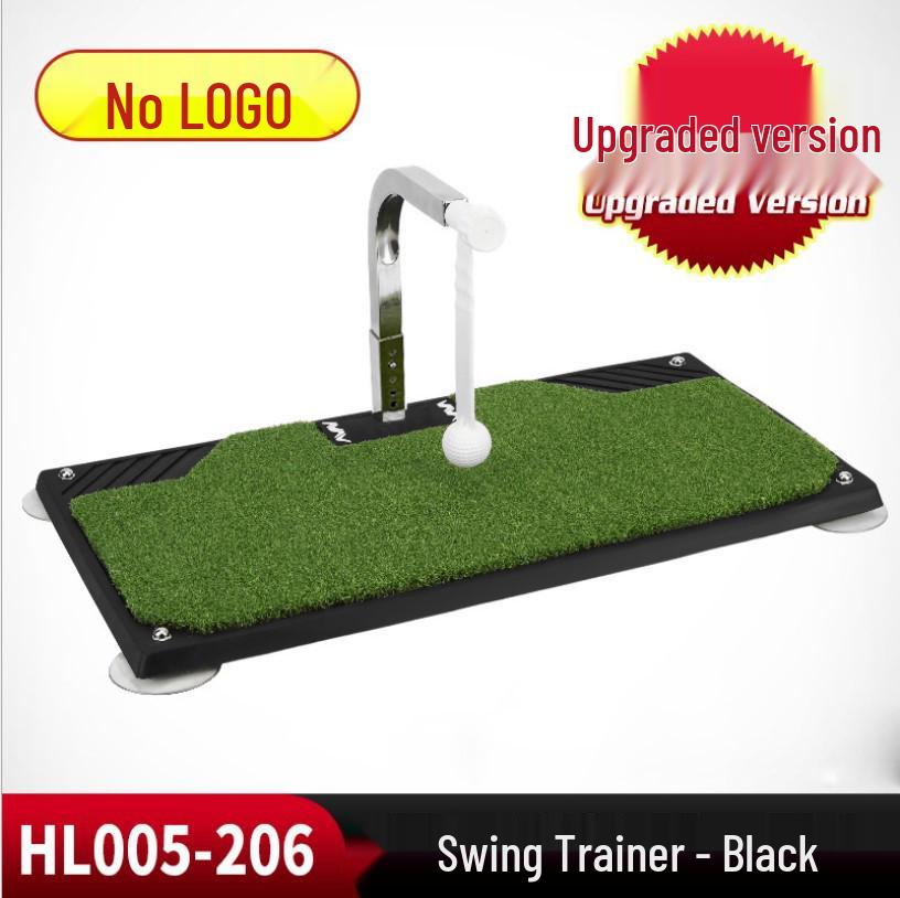 Indoor 360° Rotating Golf Hitting Mat & Swing Practice Trainer