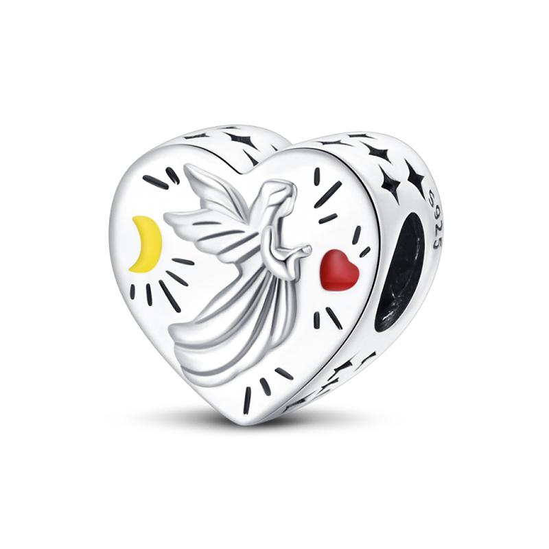 

Copper Heart Dog Cat Warm Family Charms Beads Fit 3Mm Original Bracelets Fine Diy Mother S Day Jewelry Gifts