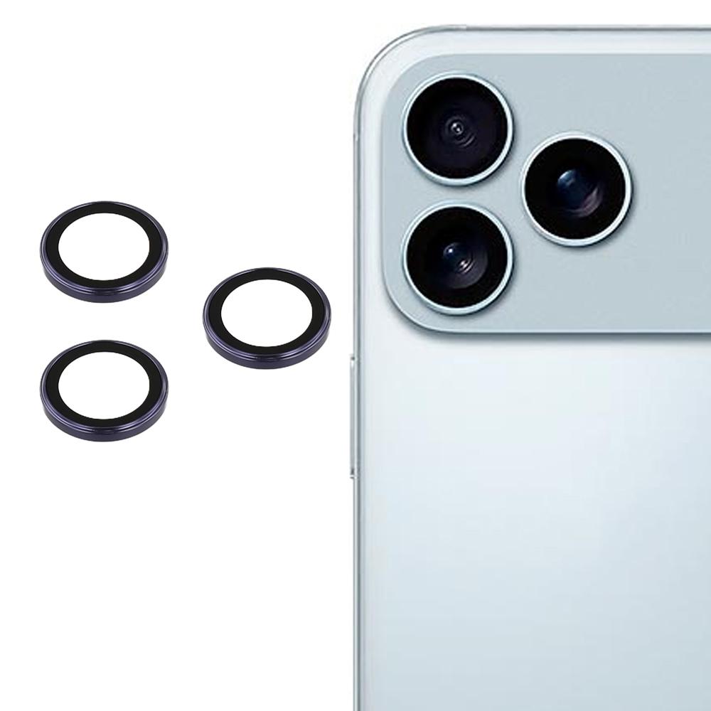 

For iPhone 17 Pro/17 Pro Max Camera Lens Protector Electroplating Ultra HD Tempered Glass Lens Film Dark Purple