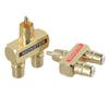 Premium 2pcs Audio Y Splitter Adapter 1 Male To 2 Female Gold Plated Design