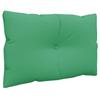 2 Piece Pallet Cushion Set Green Fabric